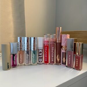Full Lipgloss Collection - 12 pieces - Gently Used/Most Never Used - Charlotte